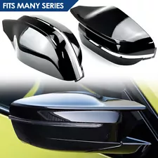 For BMW G20 G30 Mirror Cover Side Wing Cap Shell Gloss Black M Style G22 G11 G15