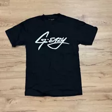 G-Eazy Shirt Black Rap Hip Hop Concert Tee Tumblr Girls White Script Size Small