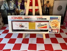 LIONEL STANDARD O GAUGE EL PRODUCTO CIGARS BOX CAR MIB