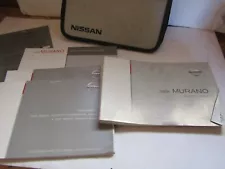 06 Nissan Murano Owners Manual Set for Sale! Free Shipping