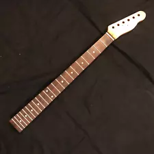 USED TELECASTER STYLE GUITAR NECK FOR SALE - MAPLE / ROSEWOOD -LACQUER FINISH