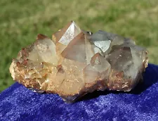 Orange River Clear Quartz Crystal Points with Hematite Phantoms DT For Sale