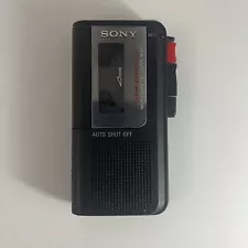 SONY M-470 Clear Voice Plus Handheld Microcassette Recorder - Good Condition