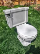 Vintage 1935 American Standard "Compact" toilet (white) in very good condition