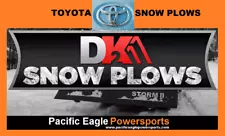 TOYOTA TACOMA 1998-2004 / 4RUNNER 1996-2002 DK2 82" x 19" Snow Plow Kit w/ mount