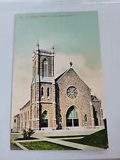 vintage postcard washington state 664 st. patricks church tacoma cathedral