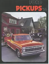 1974 FORD TRUCK SALES BROCHURE-F-100/F-250/F-350-4-WHEEL DRIVE-FULL COLOR