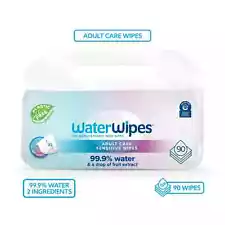 New ListingWaterWipes Adult Care Sensitive Wipes Purified water , 90ct