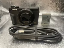 Canon PowerShot G7 X Mark III 20.1MP 4.2x Optical Zoom Digital Camera Black WOW!