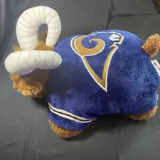 Pillow Pets Los Angeles Rams Stuffed Animal 18” NFL Football