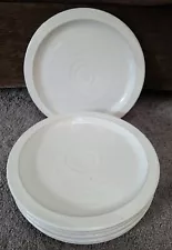 Farmhouse Pottery Vermont SILO DINNER PLATE White 10.5" New