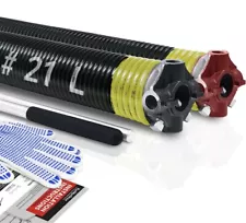 Pair of 2" Garage Door Torsion Springs Set, (0.207x2''x21'')