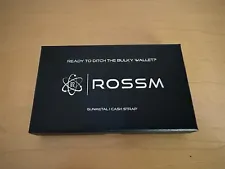 ROSSM Carbon Fiber Money Clip Wallet RFID Blocking Credit Card Holder for Men...