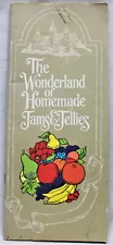 THE WONDERLAND OF HOMEMADE JAMS & JELLIES RECIPE BOOKLET 1974 GENERAL FOODS CORP