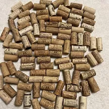 Used wine corks, lots of 100 Real Cork, No Synthetic For Crafts & Projects