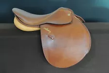 Brand New Nelson Pessoa A/O 17.5" Medium Tree Saddle