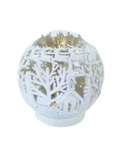 Winter Scene Lighted Snow Globe 6"