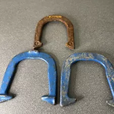 Lot Of 3 Vintage Horseshoes - 2 American Professional Pierre Worcester 1 Rodeo