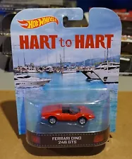 Hot Wheels Hart To Hart Ferrari Dino 246 GTS 1/64 Sealed.