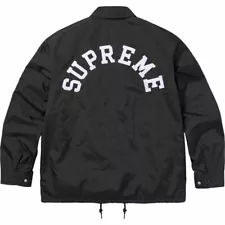 Supreme X Champion Coaches Jacket Black - Size Medium