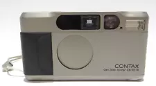 Contax T2 Titan Silver Point & Shoot 35mm Film Camera From JAPAN