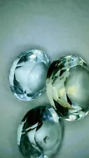 1.00 Ct. (3) Aquamarine Loose Gemstone. (NO RESERVE) Tested for Authenticity