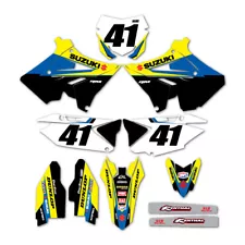 2002-2008 Suzuki RM125 RM250 Polisport Restyle Plastic Graphics Kit MX Decals