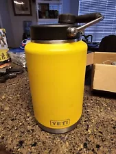 Yeti Rambler One Gallon Jug Alpine Yellow Limited Discontinued Color