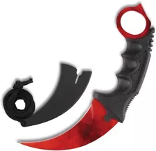 Collector' Knife Karambit Red And Black