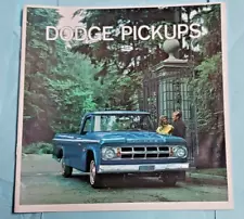 Original 1968 Dodge Pickup Truck Sales Brochure 68 A100 D100 D200 D300 16 PAGES