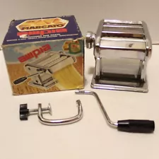 Ampia OMC Marcato Pasta Noodle Maker Machine 110 Italy Counter Top Hand Crank