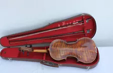 OLD NICE VIOLIN Labeled: " Carletti Carlo 1921 " Old violin バイオリン 小提 скрип