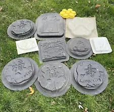 Concrete Stepping Stone Mold 11 Plastic ABS For Cement Path Casting Form Moulds