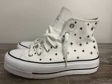 Size 7.5 - Converse Chuck Taylor All Star Lift Platform High Embroidered