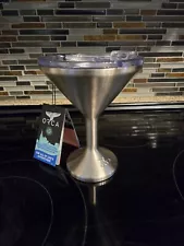 Orca Cooler Chasertini Stainless Steel Martini Sipping Cup W/ Clear Lid