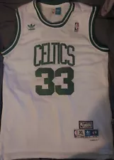 Larry Bird White #33 Boston Celtics White Hardwood Classics/ Adidas XL Jersey