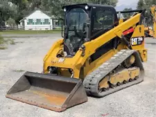 2016 Caterpillar 299D2XHP Skid Steer Crawler Track Loader Cab High Flow bidadoo