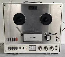 TEAK Model A-1500 Reel to Reel Tape Player Recorder. 4 Track Stereo WORKS. Video