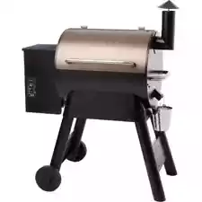 Traeger 418 sq. inch Pro Series 22 Bronze Outdoor Pellet Woodfire Grill Smoker