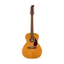 [PREORDER] Fender Villager 12-String Acoustic Guitar w/Bag, Walnut FB, Aged