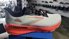 Size 11.5 MEDIUM/D - Brooks Launch GTS 10 White Fiery Coral