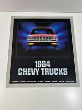 1984 Chevy Trucks Chevrolet sales brochure