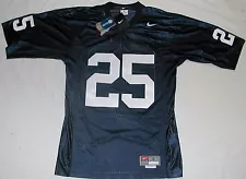 PENN STATE NITTANY LIONS NIKE FOOTBALL JERSEY MENS #25 BLUE M L LENGTH +2 NWT