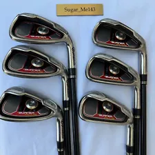 New ListingTaylorMade Burner Plus Iron Set 6 Clubs 5-Pw REAX 60 Flex Stiff