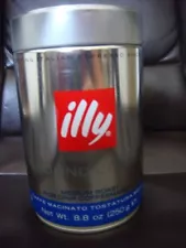 ILLY Can great for storage Large Vintage Espresso Decor Italy No Coffee Beans!