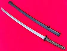 Military Japanese Army Nco Sword Samurai Katana Carbon Steel Blade Brass Handle