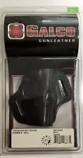 Galco Leather Concealed Carry Holster for 1911 w/ 3" Barrel, Black/Right