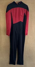 Star Trek The Next Generation Red Uniform Jumpsuit Adult Medium 2014