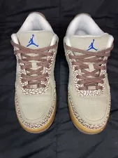 AJF 3 LS. 33300 221 Air Jordan 3/ Air Force 1 Reed/dark Oak-white-medium brown