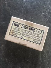 Box of Vintage Pharmacy Apothecary Labels Sweet Spirit of Nitre